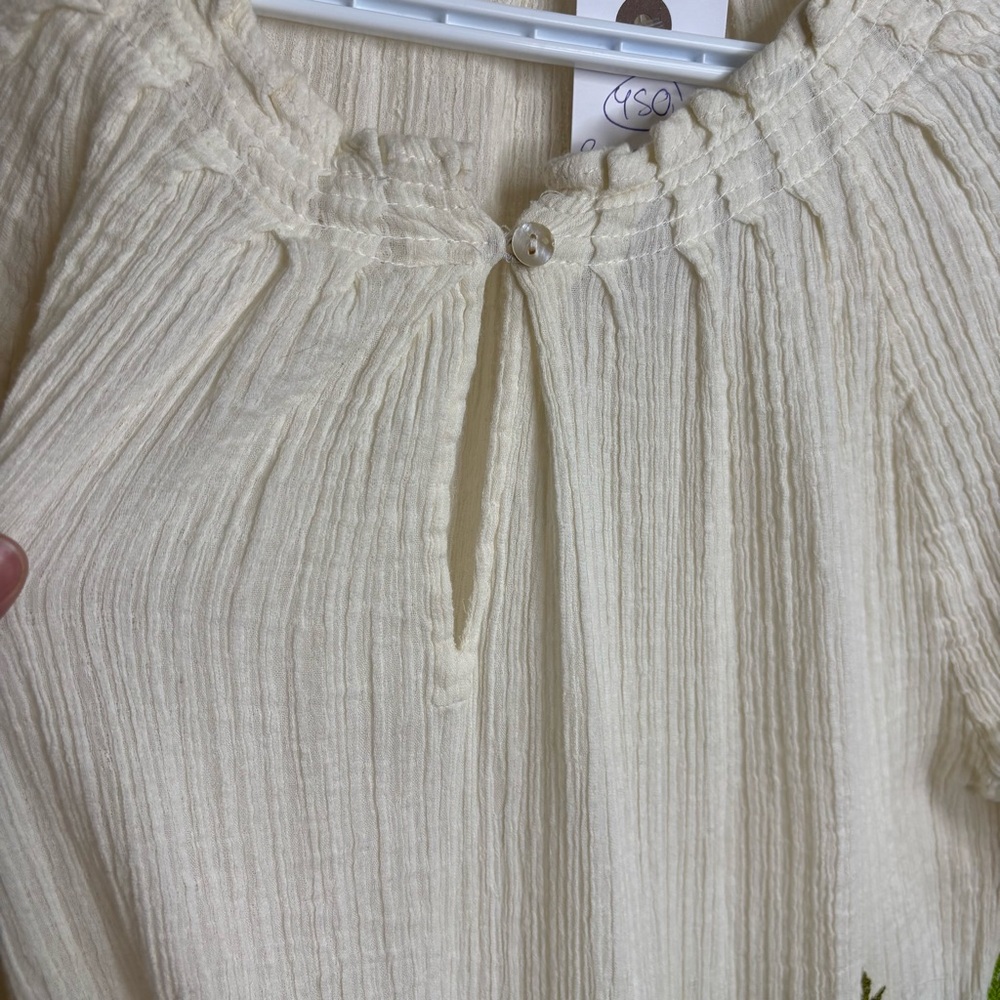 💛#450 Ranna Gill Botanical Peasant Top - Anthropologie - Picture 9 of 11